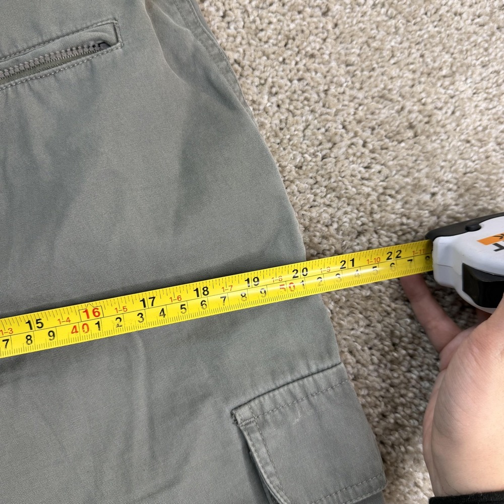 Y2K American Eagle Outfitters Cargo Pants Womens 6 Gray Relaxed Fit Straight Leg - Picture 5 of 10